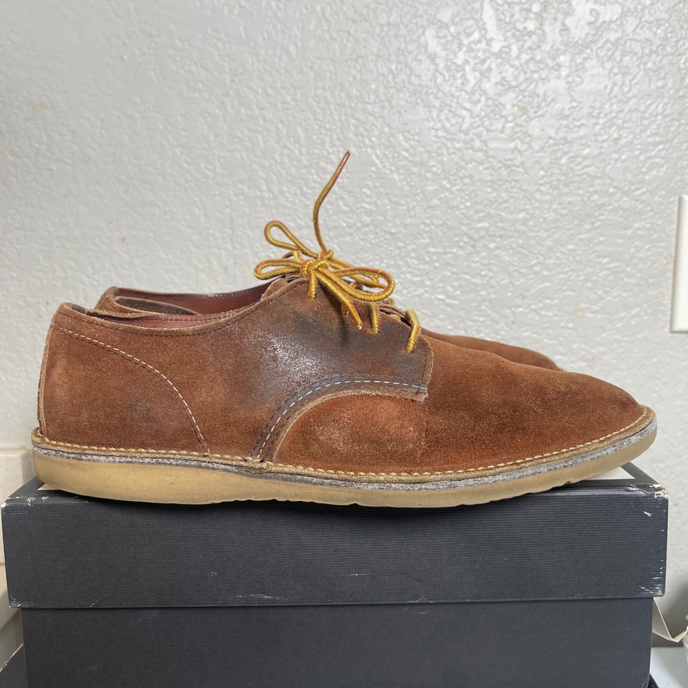 Red Wing Weekender 3306 Brown‎ Suede Leather Lace up Men's 10.5 D Made In USA